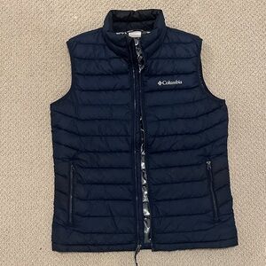 Columbia Dark Blue Quilted Vest
